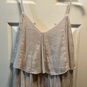 Elegant Cream Women's Tunic Top